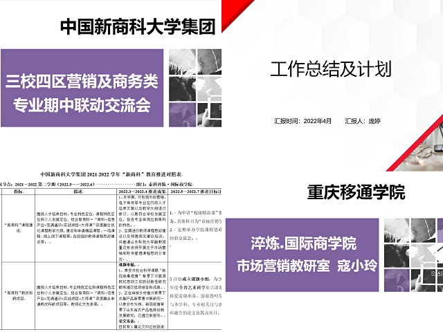【新商科】中国新商科大学集团商科教育委员会召开三校四区2022年春期中“新商科”业务联动推进会